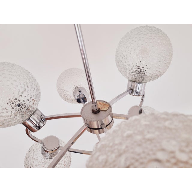 Large Mid-Century Galaxy Sputnik Chandelier, Germany, 1970s For Sale - Image 15 of 16