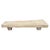 Impressive teak log style bench or coffee table with added Minimalist block legs. Two pieces cut from the same log six...