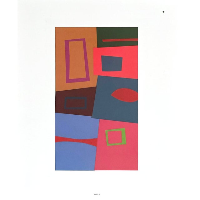 Artist: Josef Albers Country: Germany ? USA Title: Plate XVIII-3 Paper Size: 13.50 x 10.50 inches on Munken Print Cream...