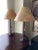 Wood Pair of 1990s Maitland-Smith Style Barley Twist Lamps With Tassels and Map Themed Shades For Sale - Image 7 of 8