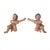 Antique Sacred Art Angels Figurines, 1900s, Set of 2 For Sale - Image 6 of 6
