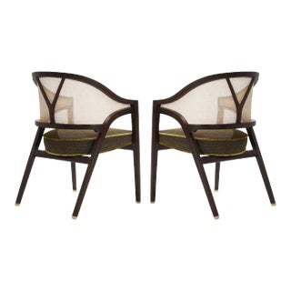 Set of "Y" Armchairs by Edward Wormley for Dunbar, C. 1950s For Sale