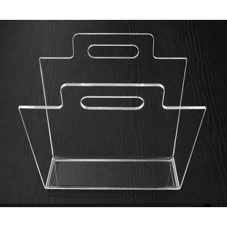Vintage Lucite Magazine Rack For Sale