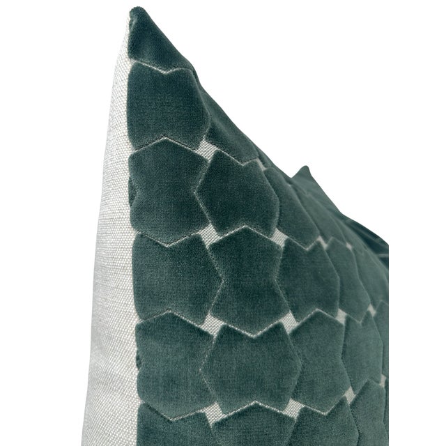 Hinge Velvet Pillow Cover For Sale - Image 4 of 4