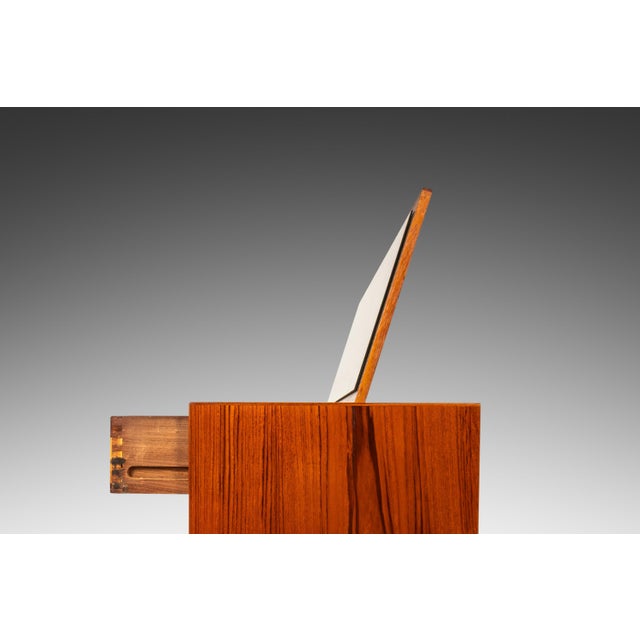 Restored Danish Mid-Century Modern Vanity Dresser in Teak by Nils Jonson for Tørring Møbelfabrik, Denmark, C. 1960s For Sale - Image 15 of 18