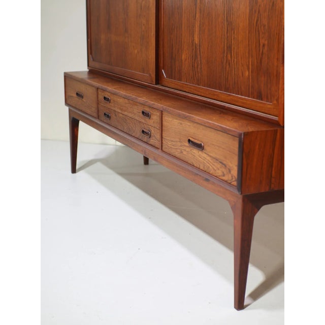 Model 54 Highboard in Kingwood by Kai Kristiansen for Schou Andersen, 1960s For Sale - Image 6 of 18