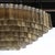 Modernist Hand-Blown Murano Glass 6-Tier Oblong Reeded Paneled Glass Chandelier For Sale - Image 9 of 18