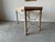 Beige Vintage Organic Modern Fuax- Coral Stone and Metal Base Desk/ Sold For Sale - Image 8 of 12