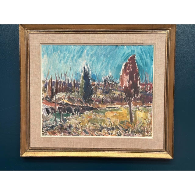 A. Roos, Landskap, 1960s, Oil on Panel, Framed For Sale - Image 17 of 18