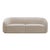 Yara Beige Velvet Pleated Sofa For Sale