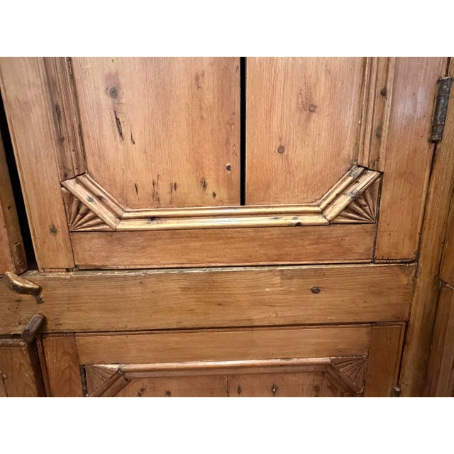 Monumental Antique Irish Corner Cabinet For Sale - Image 4 of 12