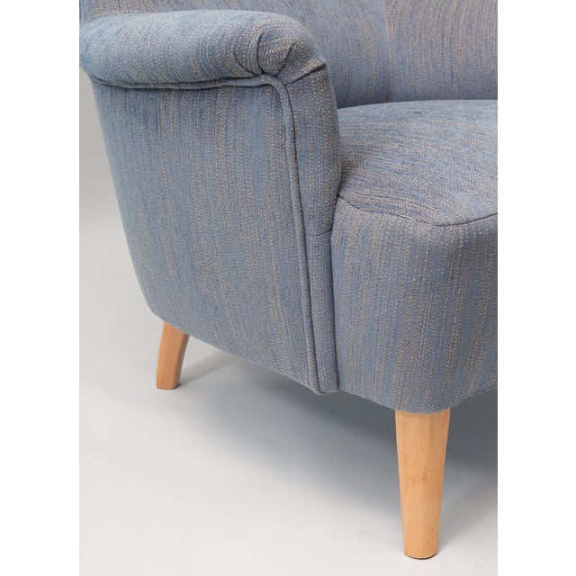 Wood Farmor Chair attributed to C. Malmsten, 1950s For Sale - Image 7 of 8
