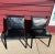 Mid-Century Modern 1980s Stellar Works Post Modern-Style Ren Leather Chairs- a Pair For Sale - Image 3 of 9