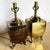 Metal Vintage Chinoiserie Brass Engraved Tiger Table Lamps - A Pair For Sale - Image 7 of 11