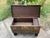 Zanzibar Blanket Chest Teak Wood With Brass Metal Overlay For Sale - Image 4 of 12
