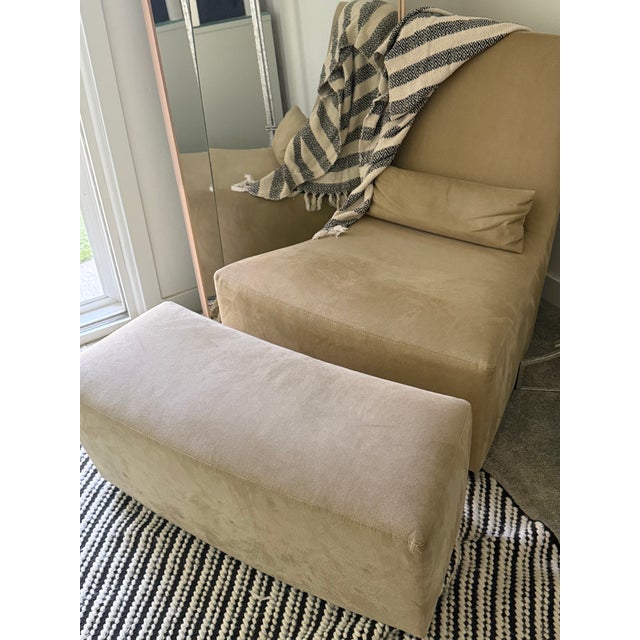 Ligne Roset "Neo" Rocker Lounge Chair and Ottoman For Sale - Image 14 of 14