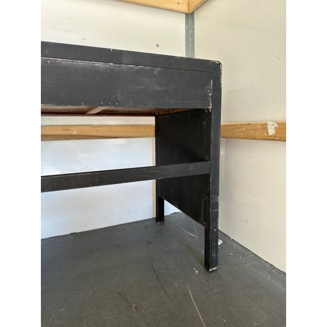 1940s Machine-Age International Style Steel Military Tanker Writing Desk For Sale - Image 4 of 11