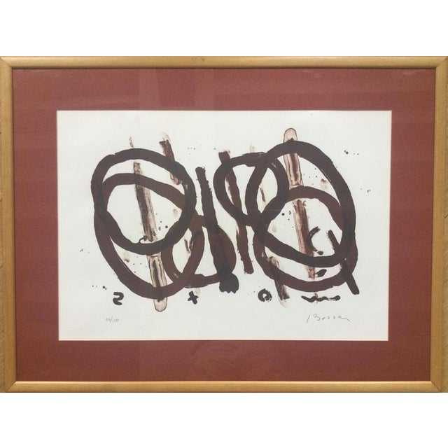 Jacques BOSSER born in 1946 Composition, 1994 Original lithograph on vellum Signed in pencil lower right Justified 83/150...