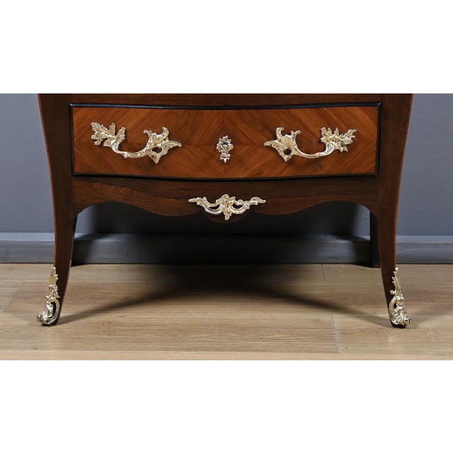 Small Marquetry Commode, 1850s For Sale - Image 13 of 18