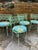 Turquoise Mid 20th Century Salterini Pool Side Chairs, Set of 4, Attributed For Sale - Image 8 of 12