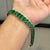 Statement 30.46ct Natural Emerald Vintage Tennis Bracelet in 18k Yellow Gold For Sale In New York - Image 6 of 15
