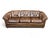 Vintage Chesterfield-Style Cognac Brown Leather Sofa With Button Tufting and Rolled Arms For Sale - Image 14 of 14