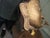 Brown Burmese Buddha Head in Gilt Dry Lacquer For Sale - Image 8 of 9