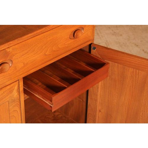 Mid-Century Elm Windsor Sideboard on Casters from Ercol, 1960s For Sale - Image 11 of 16