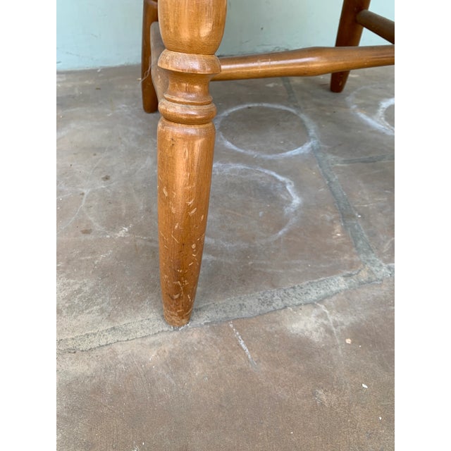 Wood 1950s Vintage Wood Side Chair For Sale - Image 7 of 8