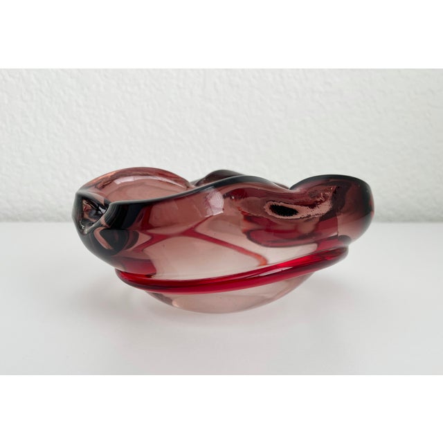 Mid-Century Modern 1960s Seguso Murano Style Cigar Ashtray Catchall For Sale - Image 3 of 12