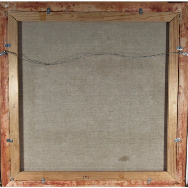 Paint Dan Rubinstein, Flowers in a Vase and Violin, 1989 For Sale - Image 7 of 8