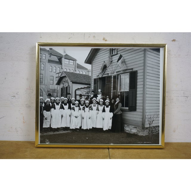 6 Antique Black & White 19thC Haberdashery Lifestyle Photographic Prints NCR, Framed For Sale - Image 6 of 12