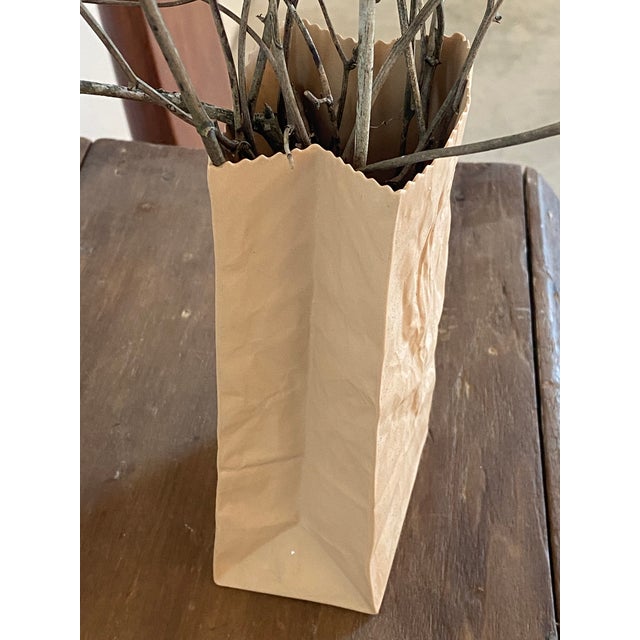 Michael Harvey Ceramic Brown Paper Bag Pop Art Sculpture, 1970s (Canada) For Sale - Image 15 of 18