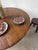 Constructivist Round Table in Walnut, 1950s For Sale - Image 9 of 18