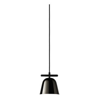 Black Matte Lighto T Gr Lamp with Black Chrome Cup by Jamie Hayon for Parachilna For Sale