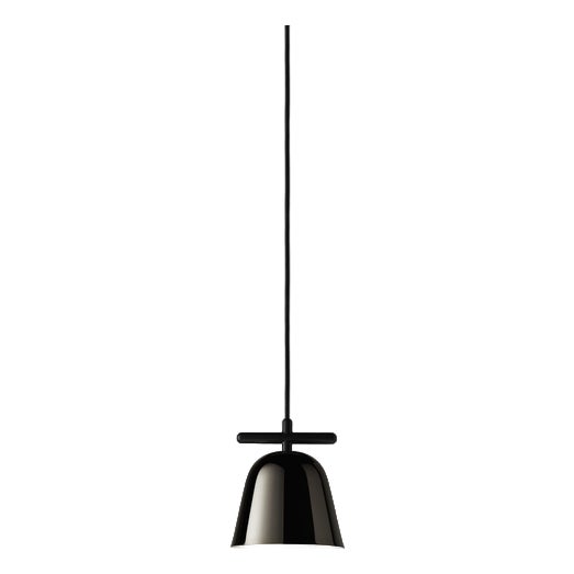 Black Matte Lighto T Gr Lamp with Black Chrome Cup by Jamie Hayon for Parachilna For Sale