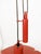 Mid-Century Italian Red Metal Counterweight Hanging Lamp attributed to Stilnovo, 1960s For Sale - Image 9 of 14