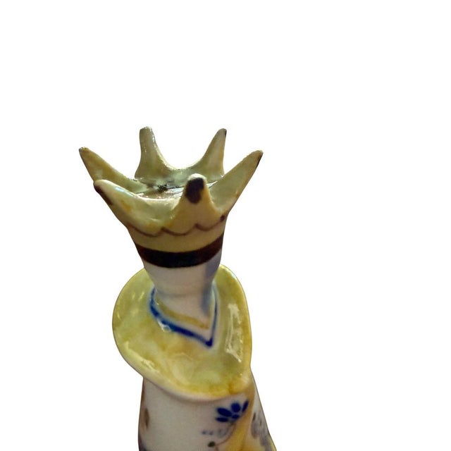 Vintage Viana Portuguese Porcelain Chess Set, 1970, Set of 33 For Sale - Image 11 of 18