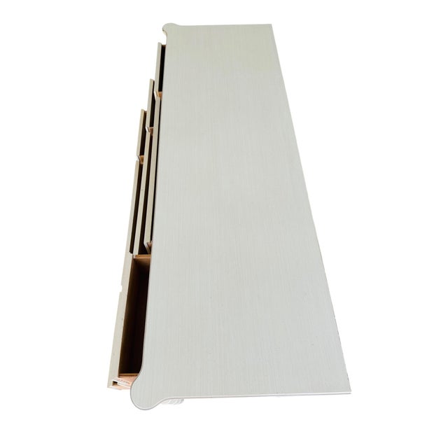 Henry Link Vintage Henry Link Bali Hai Faux Bamboo Triple Dresser - 9 Drawer - Original Finish For Sale - Image 4 of 16