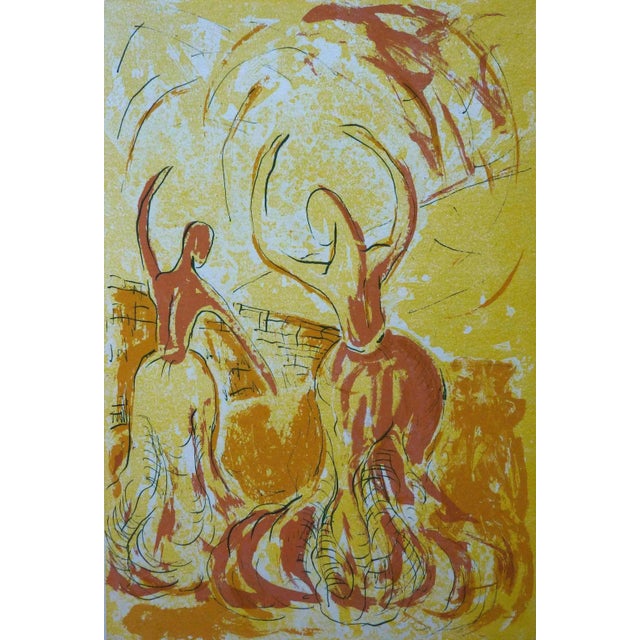 Barbara Wagner is a printmaker who delights in the human form. This silkscreen of Dancers has its inspiration in Degas but...