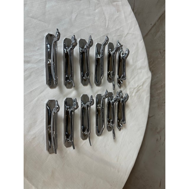 Twelve-Piece Knife Block Set, 1950s, Set of 12 For Sale - Image 3 of 15