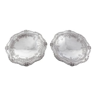 1910s Sterling Compotes - A Pair For Sale