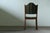 Vintage Baroque Slim Oak Dining Chairs with Upholstered Backs, 1960s, Set of 4 For Sale - Image 12 of 18
