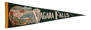 Circa 1952 Niagara Falls Pennant