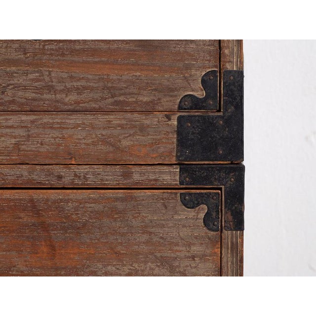 Wood Antique Japanese Chest of Drawers For Sale - Image 7 of 13