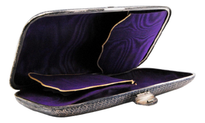 Cigar Case in Gold and Silver