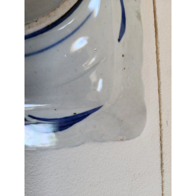 Orange 19th Century Antique Japaness Emari Plate Circa 1850 For Sale - Image 8 of 10