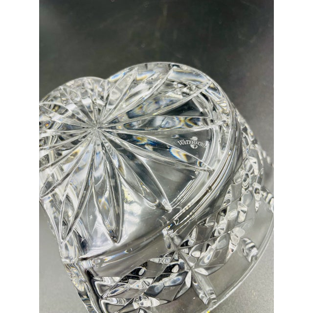Late 20th Century Waterford Crystal Sweetheart Candy/Trinket Bowl For Sale In Los Angeles - Image 6 of 12