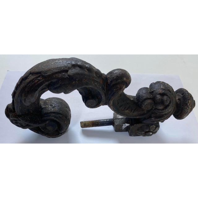 A fine quality 18th Century French cast iron door knocker. This antique 18th Century door knocker will enhance any...
