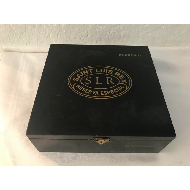 Cool pair of empty wood cigar boxes. Macanudo Cru Royal box made in the Dominican Republic, features a brushed nickel...